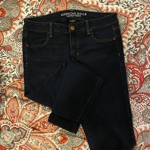 American Eagle super stretch cuffed jeggings